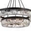 Lustre à niveaux unique et remarquable à 26 lumières Tyahna