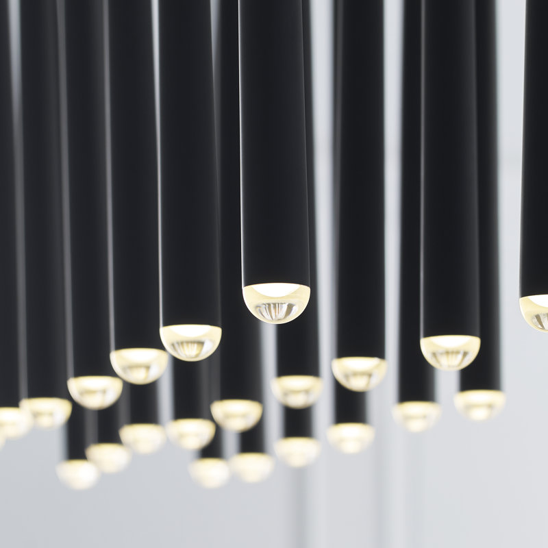 Pylon 27 - Light LED Pendant, Nightshade Black