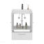 Meuble-lavabo avec deux portes et deux tiroirs Madison, blanc-3355903