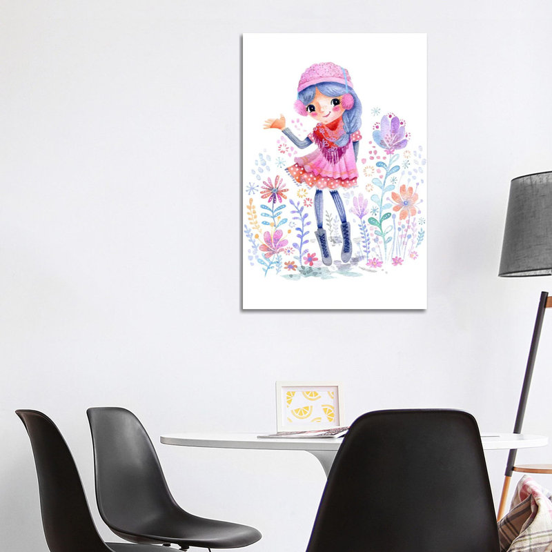 Winter Girlie by Stephanie Corfee - Wrapped Canvas Painting, 101.6 cm H x 66.04 cm W x 3.175 cm D