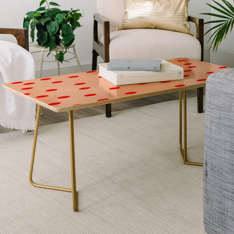 Solid Wood Top Coffee Table