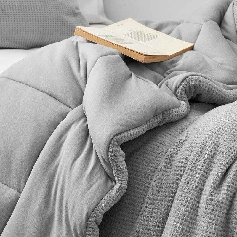 Coma-holic - Coma Inducer (with Butter) Oversized Comforter - Driftwood Gray, Queen Comforter