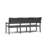 Vegas 78'' Wide Rectangle Aluminum Patio Sofa