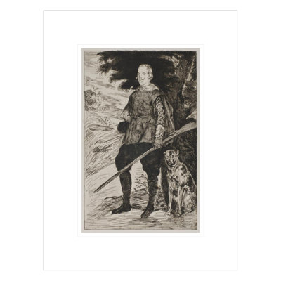 «Philip IV (d'après Velasquez)» par Édouard Manet, impression giclée encadrée