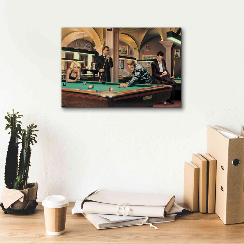Sur toile, H 12 po x l 18 po x P 0,75 po