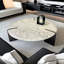 Table basse moderne simple ronde en marbre-105343666-105343668