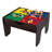 2-in-1 Wooden Activity Table with Board, Train Set and 195 Bricks-15425798