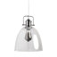 Geissler 1 - Light Silver Clear Glass Dome Suspension Pendant