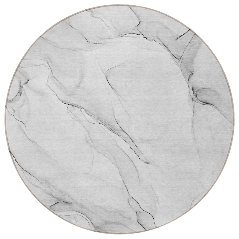 Tapis d'intérieur rond 8 po