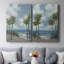 Coastal Palm Tree I - Toile tendue avec châssis de qualité supérieure - Prêt à être accroché-108969750