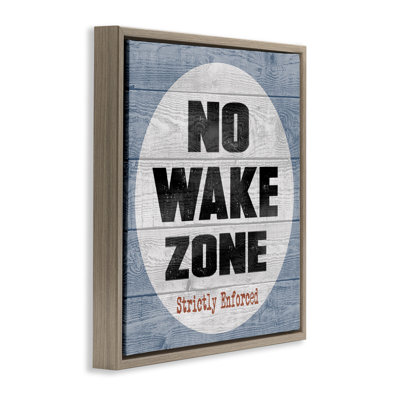 Planches de plage No Wake Zone