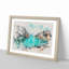 Lake Between the Mountains - Picture Frame Painting Print-56733530-56733532