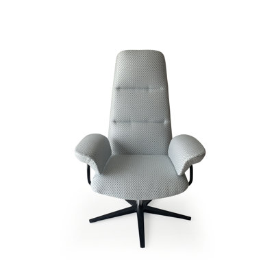 Arletta Upholstered Swivel Armchair