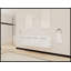 Meuble-lavabo mural de 60 po avec portes à fermeture en douceur et beaucoup de rangement, parfait pour les salles de bain modernes