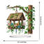 Syntego 5D DIY Floral Hanging Birdhouse Design Diamond Painting Art Kit Rhinestone Acrylic Table Top Decoration With Acrylic Base