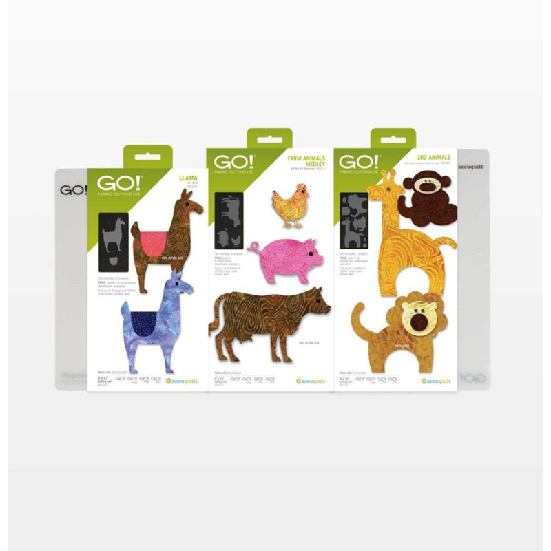 Accuquilt GO! Tous les animaux sont groupés