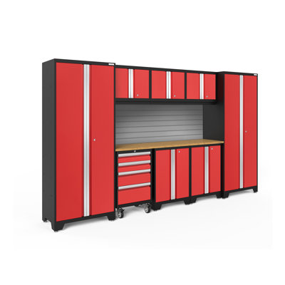 Bold Series 8 Piece Storage Cabinet Set