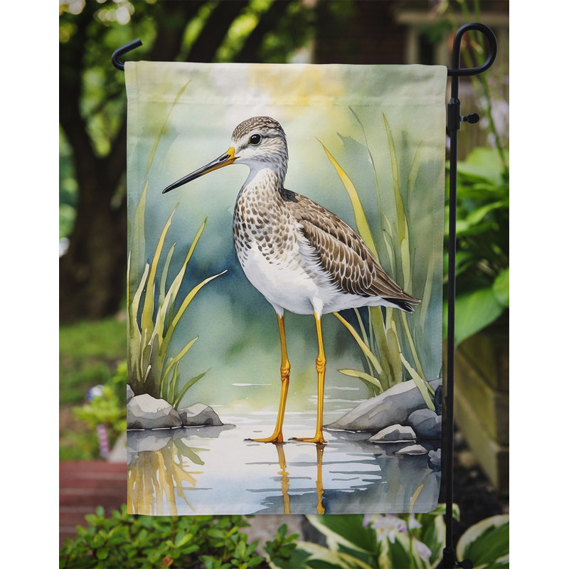 Drapeau de jardin Surfbird Bird, Grand pattes jaunes