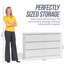 120 cm W Chest of 6 Drawers-810682652