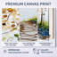 «Green Beige Green Forest Landscape Path II», décoration murale sereine, impressions encadrées Moody-837935878-837935900