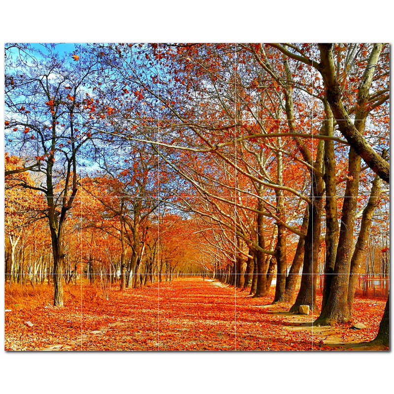 Murale décorative en céramique 4,25 po x 4,25 po