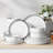 Aleighna 18 Piece Porcelain Dinnerware Set - Service for 6-813510897