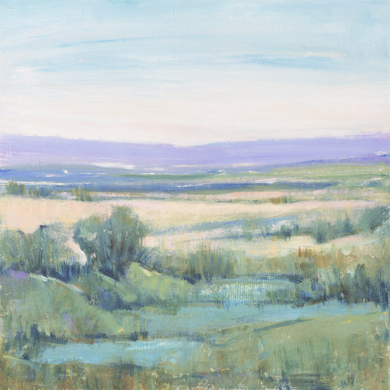 Lavender Horizon II by Tim OToole - Wrapped Canvas Painting, 76cm H x 76cm W