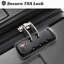 Ensemble de valises Hardshell ABS 2 pièces extensible avec roulettes TSA Lock pour hommes femmes