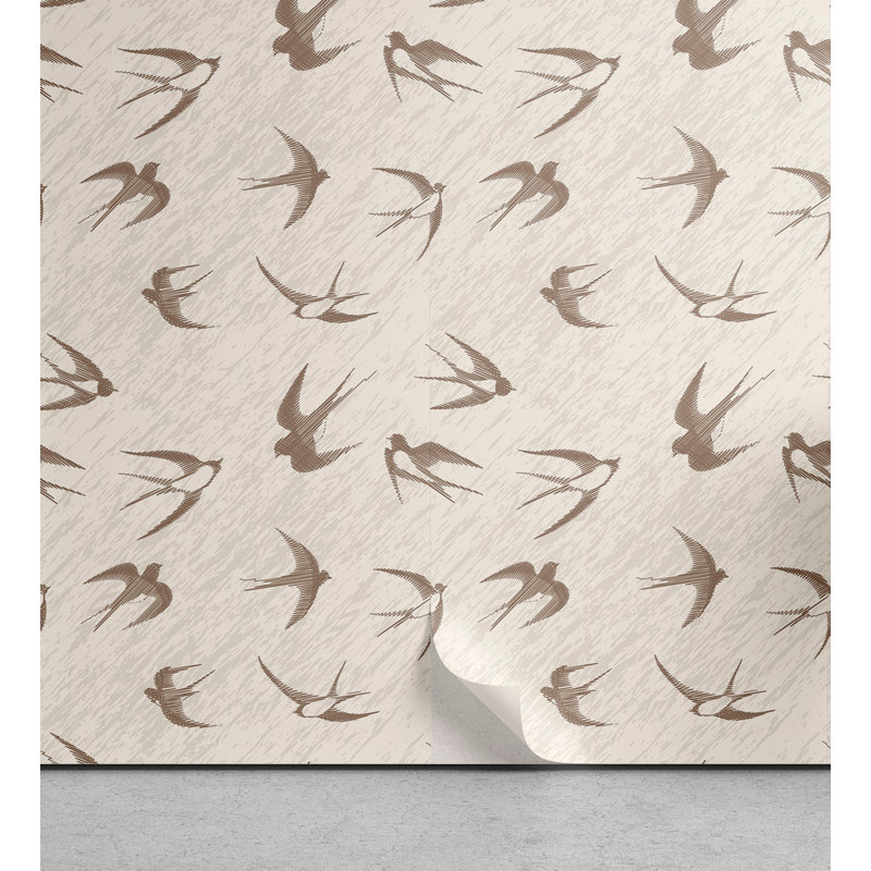 Rouleau de papier peint adhésif Ianna, L 13 po x L 100 po