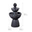 Pedestal Fountain with Lights