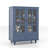 Farmhouse Buffet Cabinet With Drawers & Glass Doors-1412439358