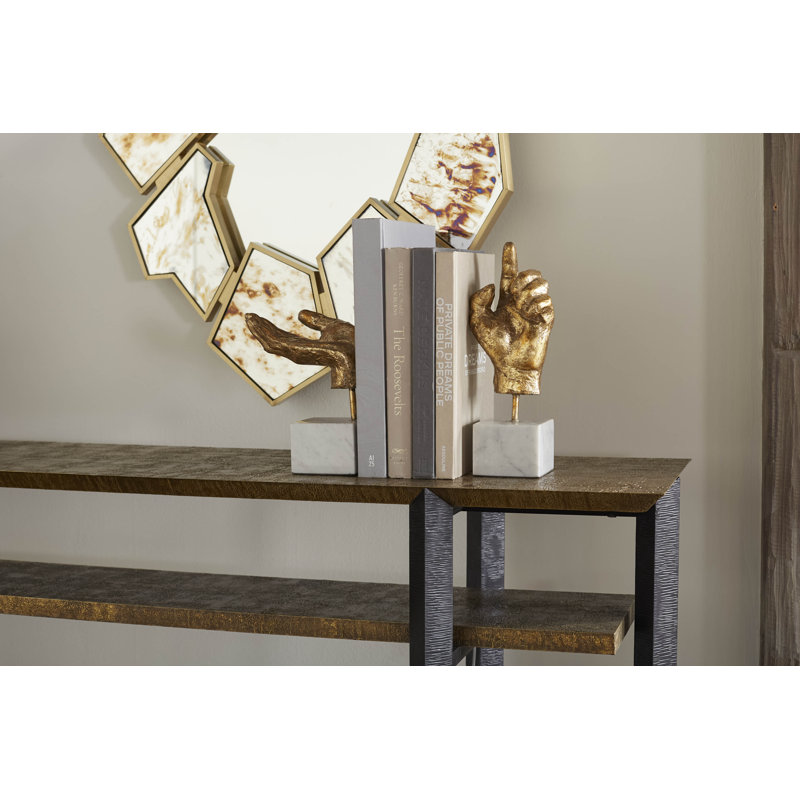 Hands Figurine (Pair), Gold Leaf