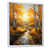 White Floater Framed