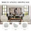 Aunna 89.2Cm Wide Swivel Barrel Chair-742436119