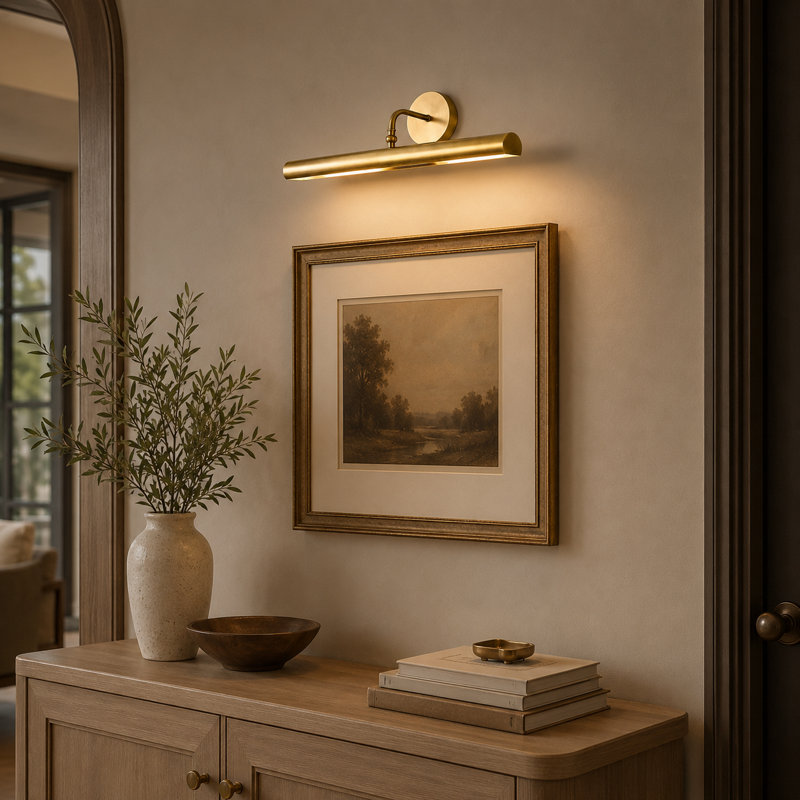 16 Inch Solid Brass Picture Light