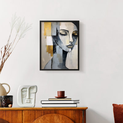 WOMEN Series LXXXIV  -Premium Framed Print -Ready to Hang - No Nails Required