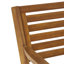 Ensemble de salle à manger d'extérieur en bois 7 pièces avec coussins Hermosa