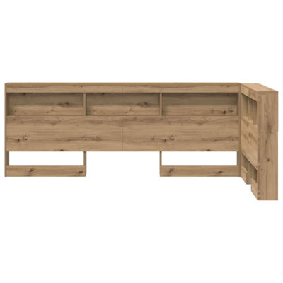  Storage Headboard With Shelf Engineered Wood