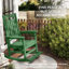Chaise berçante d'extérieur surdimensionnée en PEHD avec pied de lit-2129591463