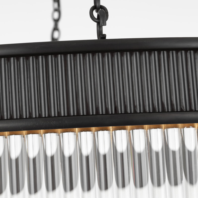Menil 4 - Light LED Chandelier, Bronze