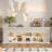French-style creamy fireplace decorative cabinet-967021825