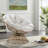 Outdoor 360° Swivel Wicker Papasan Chair - Premium Rattan, Soft Cushion & Durable Frame, Oversized Reading Chair-26128308