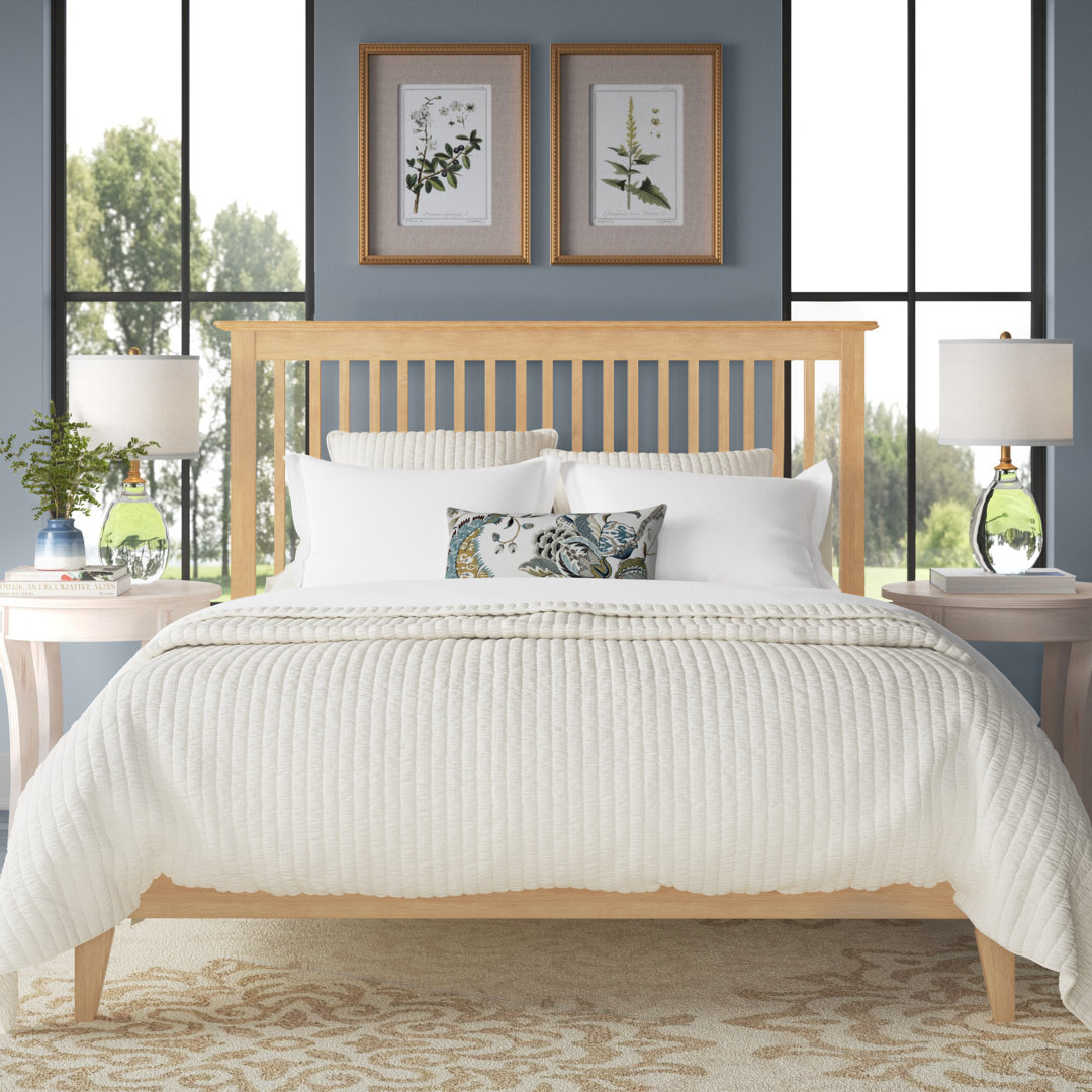 Fitz Solid Wood Low Profile Platform Bed Alcott Hill® 