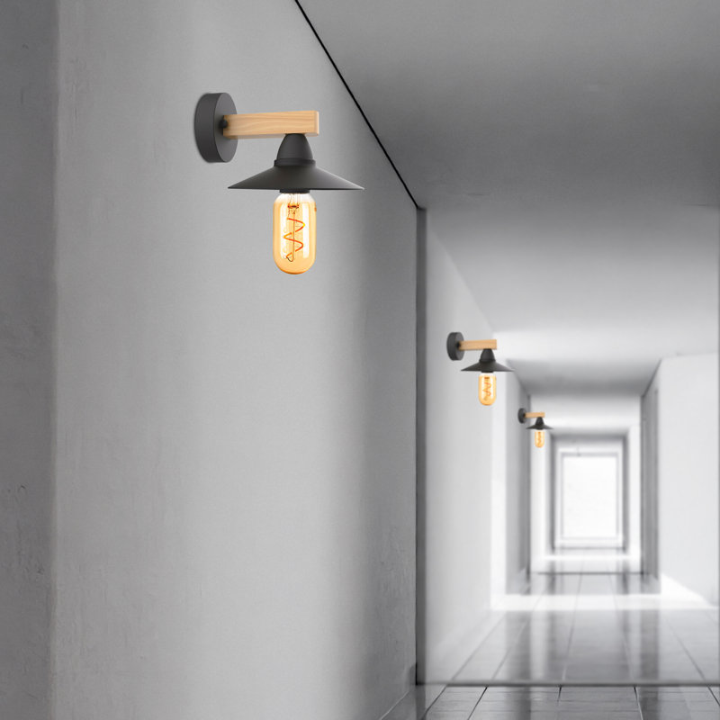 Cashel Armed Sconce, Black, Yes