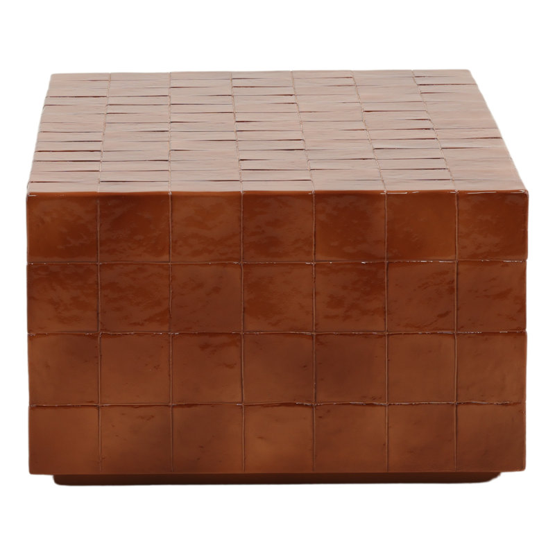 Denslow Outdoor Coffee Table Rust