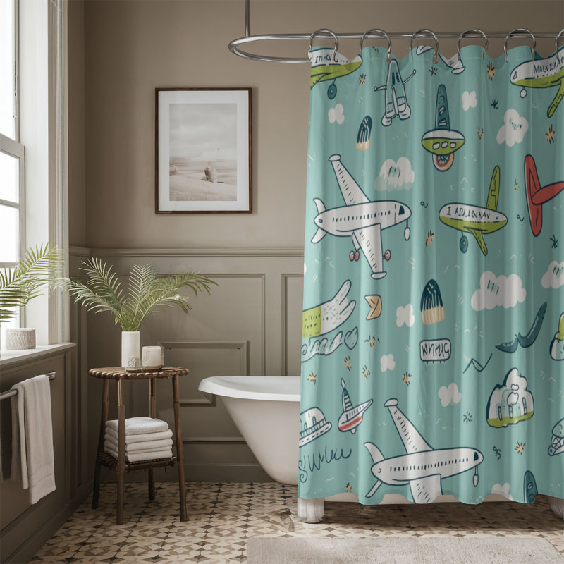 Rideau de douche Winged Wonders - Premium, H 74 po x l 71 po