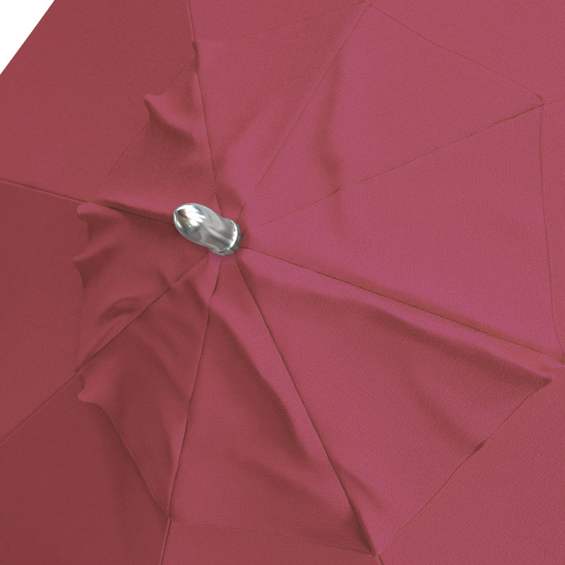 Parasol de patio en aluminium 9 pi, Rose