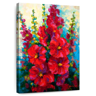 Harnek Red Hollyhocks