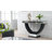 Darlyn 47'' Glass Top Console Table-75945760