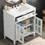 Meuble-lavabo 30 po avec lavabo en céramique et plateau réversible-1515943711